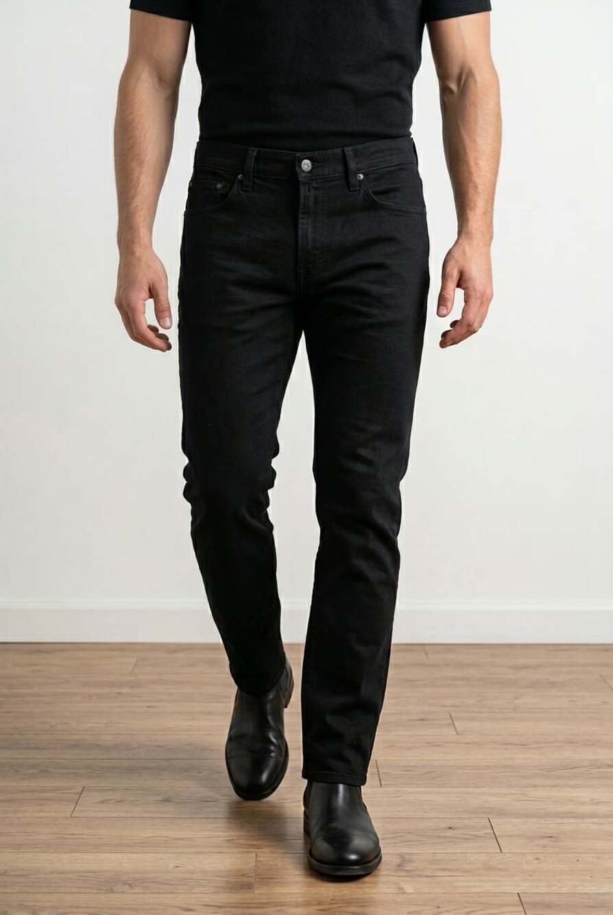 Levi's 513 Slim Straight Jeans Black 34x30